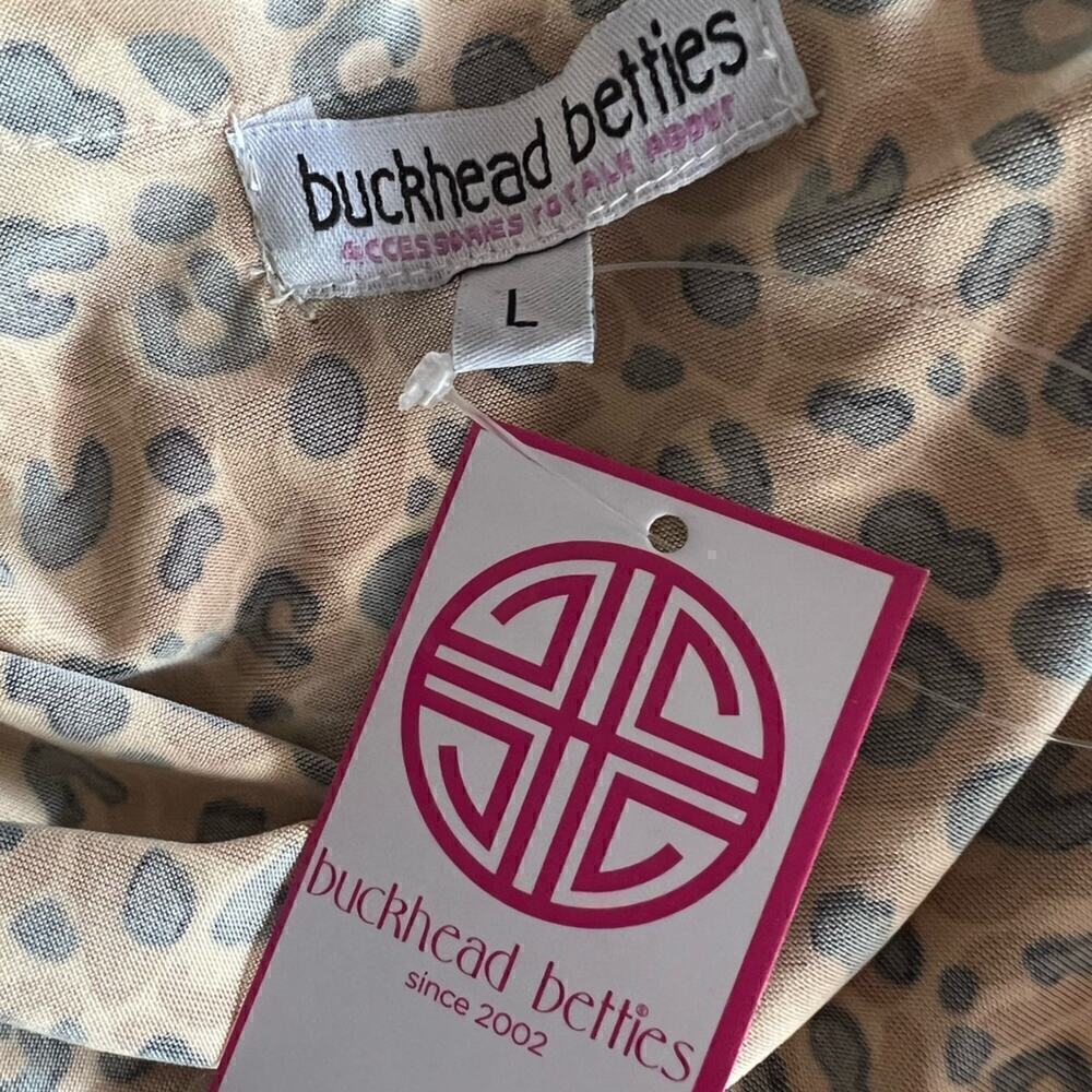 Buckhead Betties Wildcard Maren Animal Print Poly-Knit Long Sleeve Dress L NWT - Picture 3 of 6